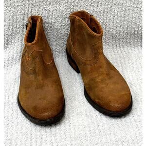 Trek Women's Brown Suede Leather Booties Shooties Size 9 #63239